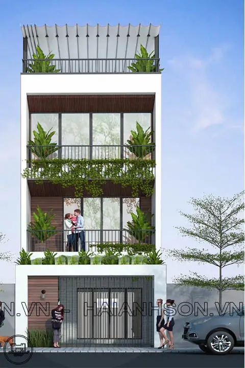 2 Mẫu Mặt Tiền Nhà Đẹp Haianhsongroup