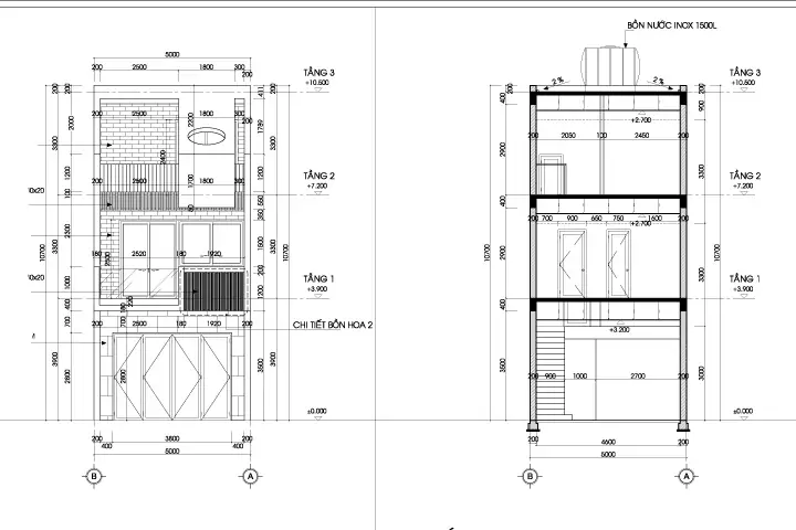 Thiết Kế Nhà Phố 3 Tầng Tại Hòa Xuân Đà Nẵng 16 Thiet Ke Nha Pho 3 Tang Tai Hoa Xuan Da Nang 7