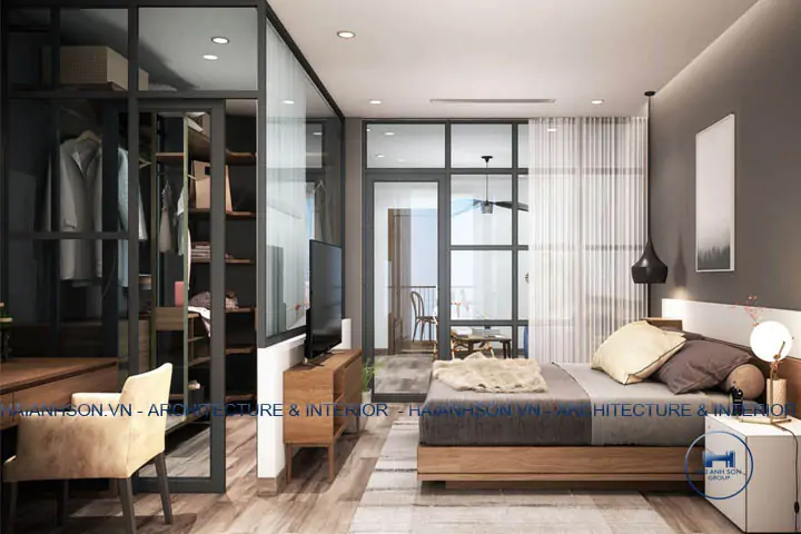 5+ Nội thất trong phòng ngủ hiện đại ngày nay 2 Nội thất tủ quần áo